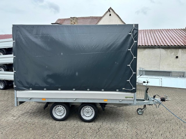Hapert Azure H-2 Hochlader 3050 x 1600 x 300 mm, mit Plane 180 cm anthrazit ZG 2,0 to. - 자동차 트레일러 : 사진 1 Hapert Azure H-2 Hochlader 3050 x 1600 x 300 mm, mit Plane 180 cm anthrazit ZG 2,0 to. - 자동차 트레일러 : 사진 1