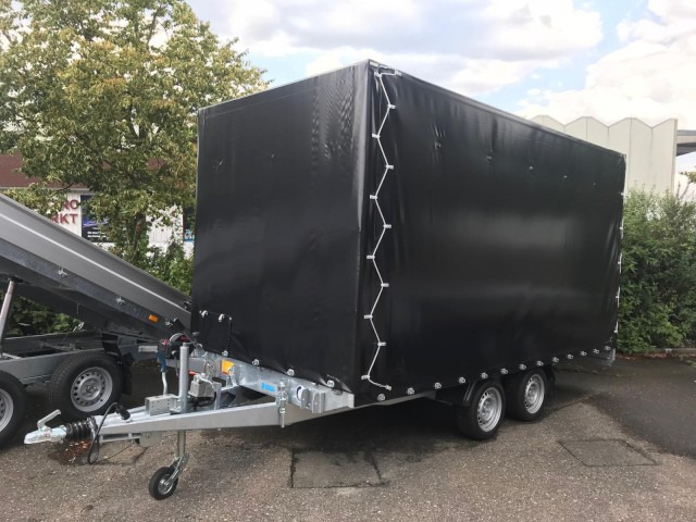 Hapert Indigo HT-2 Transporter 4050 x 2000 mm, 3,0 to. Rampe, mit Hochplane 200 cm - 자동차 트레일러 : 사진 1 Hapert Indigo HT-2 Transporter 4050 x 2000 mm, 3,0 to. Rampe, mit Hochplane 200 cm - 자동차 트레일러 : 사진 1