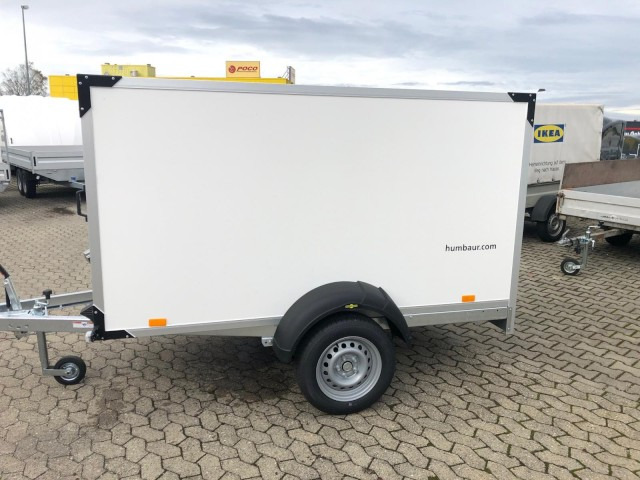 Humbaur Koffer HK 132513-13P, 100 km/h 1,3 t. 2510 x 1310 x 1400 mm - 밀폐형 박스 트레일러 : 사진 4 Humbaur Koffer HK 132513-13P, 100 km/h 1,3 t. 2510 x 1310 x 1400 mm - 밀폐형 박스 트레일러 : 사진 4