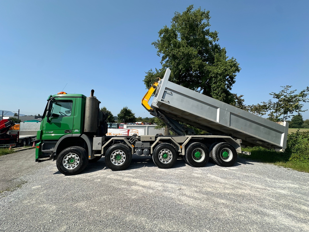 MERCEDES-BENZ Actros 4455 10x4 Moser - 후크 리프트 트럭 : 사진 4 MERCEDES-BENZ Actros 4455 10x4 Moser - 후크 리프트 트럭 : 사진 4