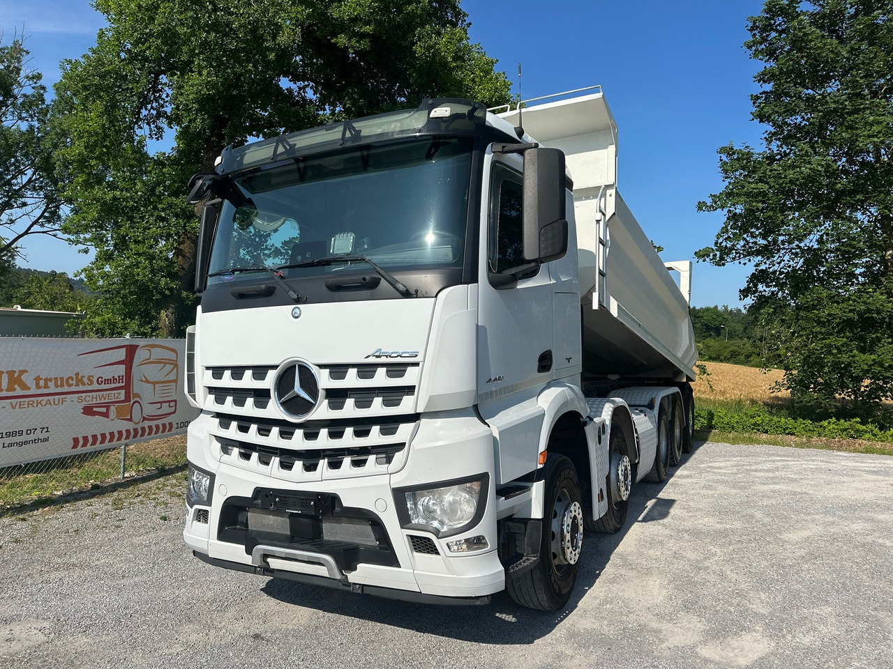 MERCEDES-BENZ Arocs 4451 10x4 Kipper - 덤프트럭 : 사진 1 MERCEDES-BENZ Arocs 4451 10x4 Kipper - 덤프트럭 : 사진 1