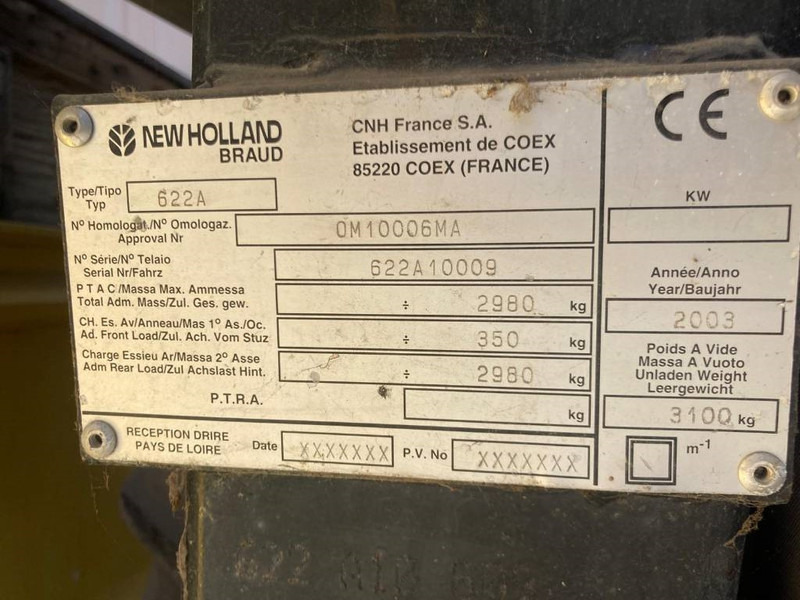 BRAUD TB15 - 수확기 부착물 : 사진 4 BRAUD TB15 - 수확기 부착물 : 사진 4