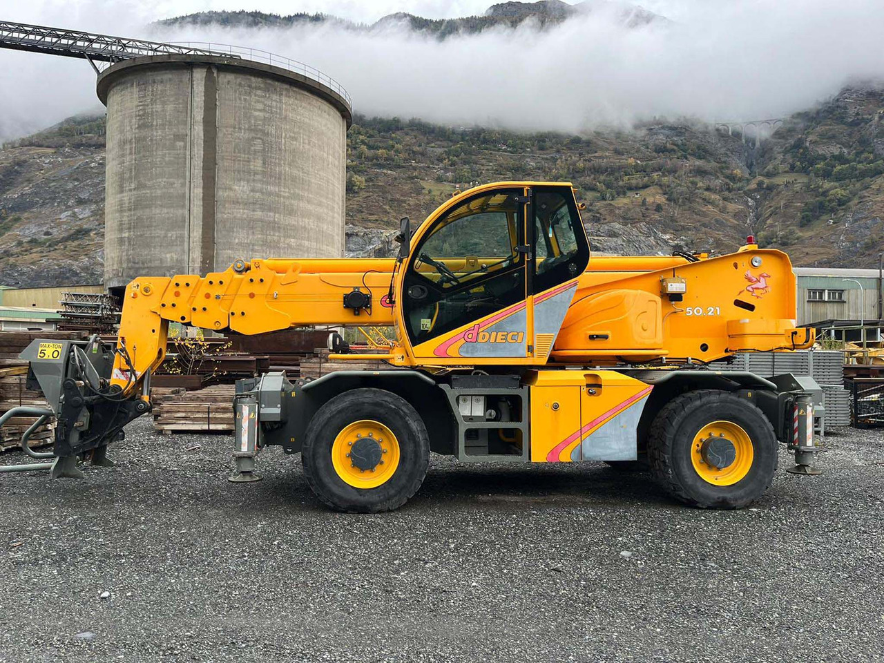 Dieci Pegasus 50.21 - 망원형 휠 로더 : 사진 1 Dieci Pegasus 50.21 - 망원형 휠 로더 : 사진 1