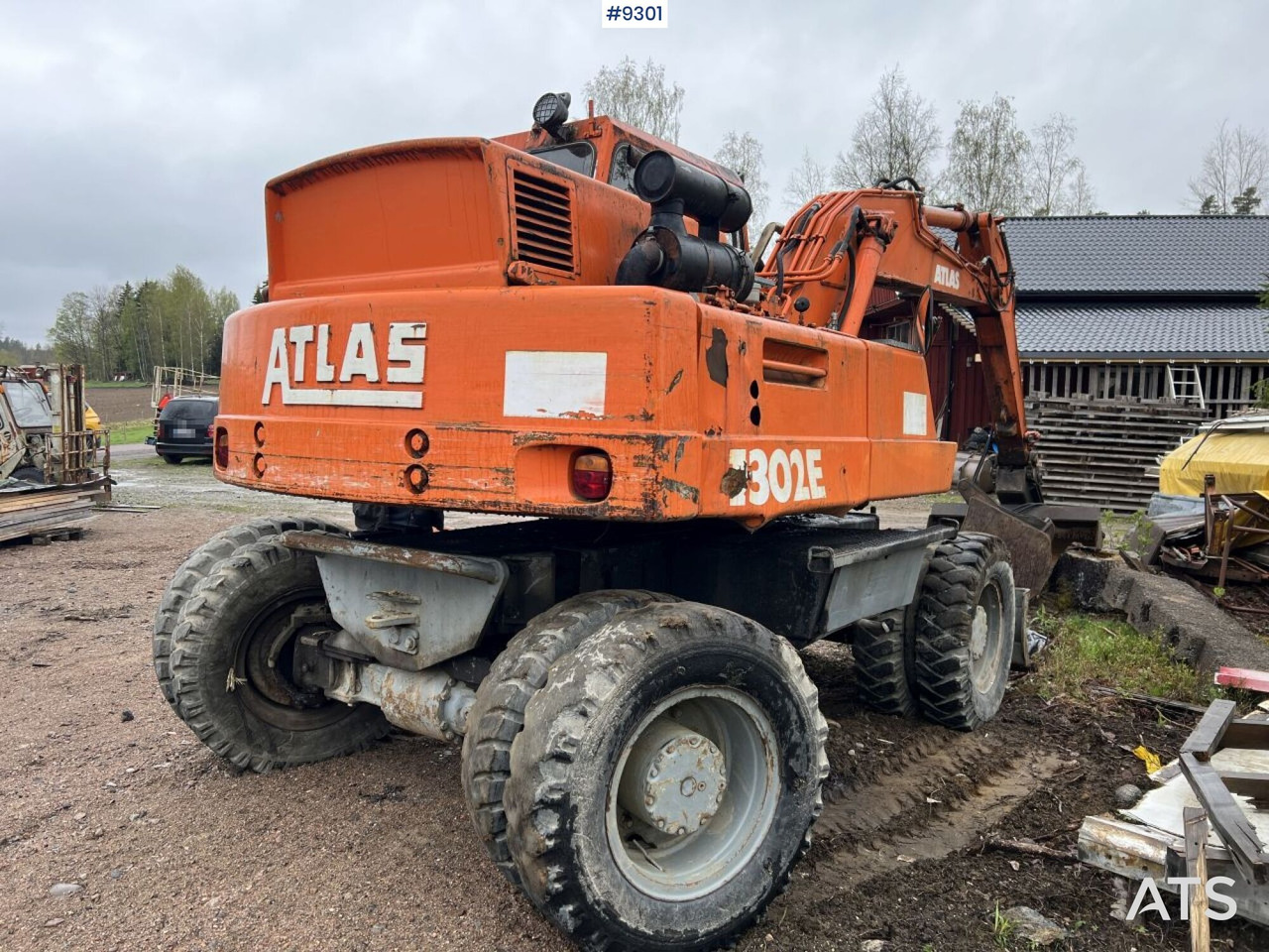 Atlas 1302 E Wheeled excavator with attachments (VIDEO) - 휠 굴삭기 : 사진 4 Atlas 1302 E Wheeled excavator with attachments (VIDEO) - 휠 굴삭기 : 사진 4
