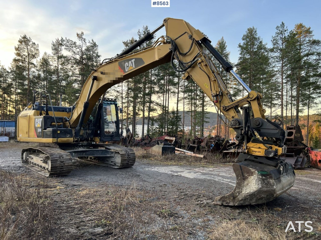 CAT 324 EL with Engcon tiltrotator and bucket (SEE VIDEO) - 크롤러 굴삭기 : 사진 1 CAT 324 EL with Engcon tiltrotator and bucket (SEE VIDEO) - 크롤러 굴삭기 : 사진 1