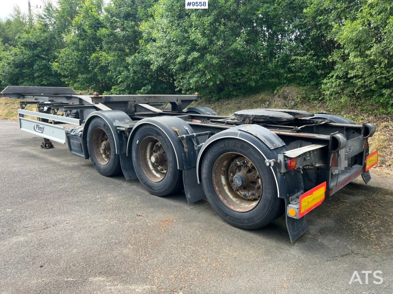 Container link - trailer Fliegl SDS 420 - 컨테이너 운반 장치/ 스와프 보디 트레일러 : 사진 4 Container link - trailer Fliegl SDS 420 - 컨테이너 운반 장치/ 스와프 보디 트레일러 : 사진 4