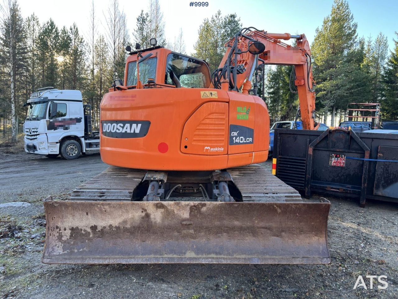 Doosan DX140LCR-3 Excavator with rotator - 크롤러 굴삭기 : 사진 5 Doosan DX140LCR-3 Excavator with rotator - 크롤러 굴삭기 : 사진 5