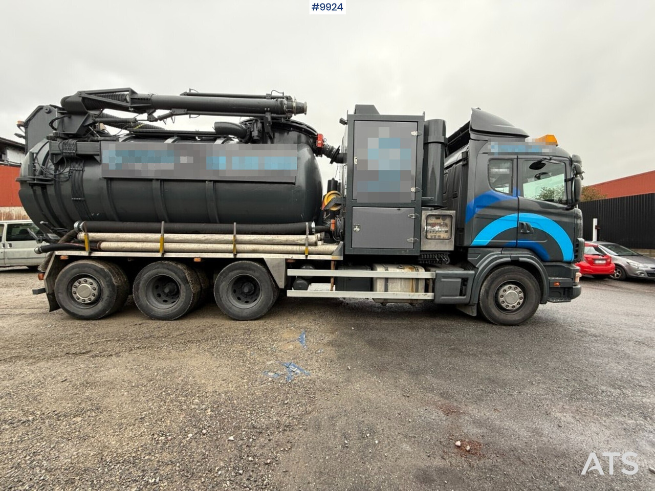 Dry vacuum loader Scania R114 8x4 - 진공 흡입 트럭 : 사진 5 Dry vacuum loader Scania R114 8x4 - 진공 흡입 트럭 : 사진 5