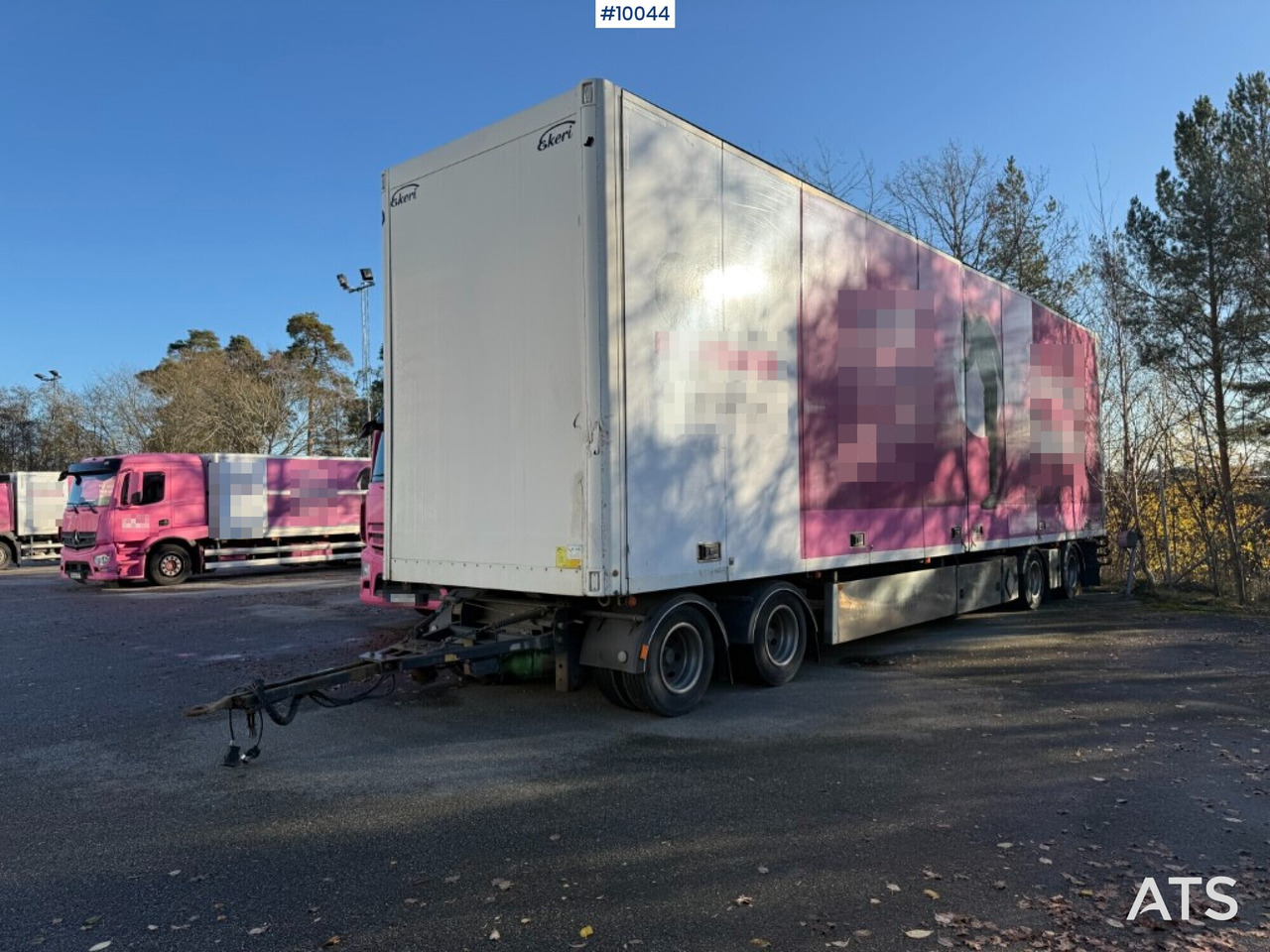 Ekeri S8-D cabinet trailer with opening side - 밀폐형 박스 트레일러 : 사진 1 Ekeri S8-D cabinet trailer with opening side - 밀폐형 박스 트레일러 : 사진 1