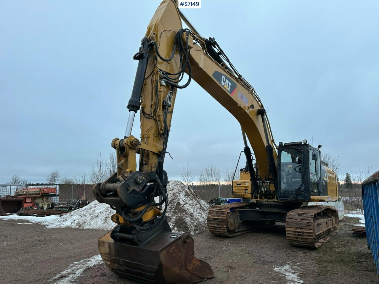 Excavator Cat 336F LXE with rotor - 굴착기 : 사진 2 Excavator Cat 336F LXE with rotor - 굴착기 : 사진 2