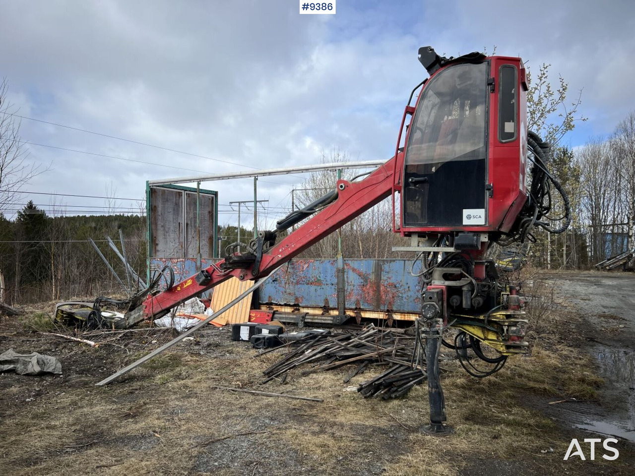 HIAB LOGLIFT F108 ST 96 Timber crane / logging crane - 로더 크레인 : 사진 1 HIAB LOGLIFT F108 ST 96 Timber crane / logging crane - 로더 크레인 : 사진 1