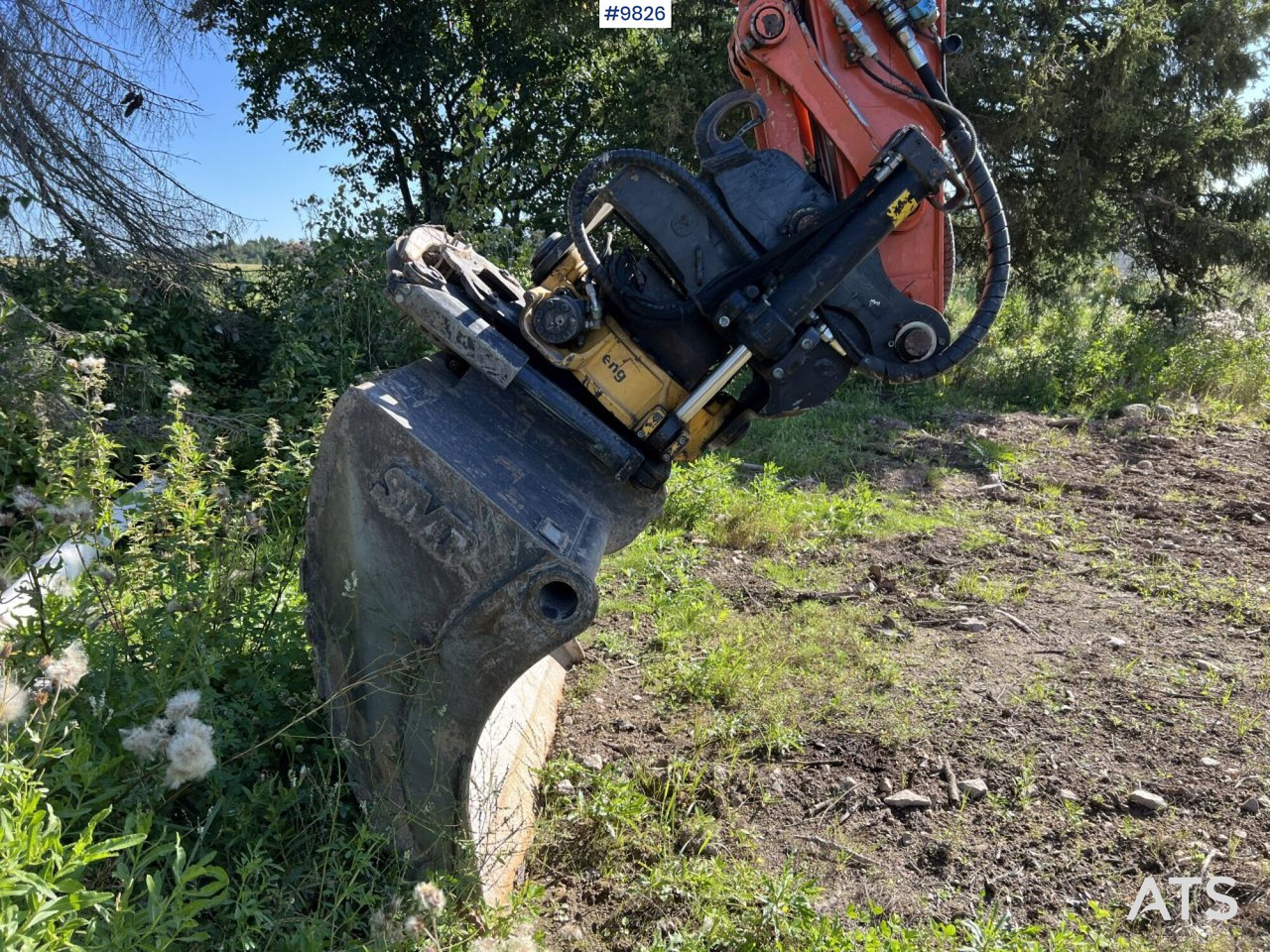 Hitachi ZX140 W-5B with rotor and planer bucket - 휠 굴삭기 : 사진 5 Hitachi ZX140 W-5B with rotor and planer bucket - 휠 굴삭기 : 사진 5