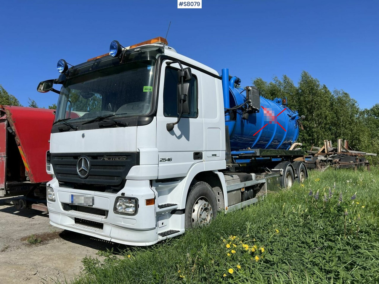 Hook Truck Mercedes Benz 2546 L 6x2 - 후크 리프트 트럭 : 사진 1 Hook Truck Mercedes Benz 2546 L 6x2 - 후크 리프트 트럭 : 사진 1