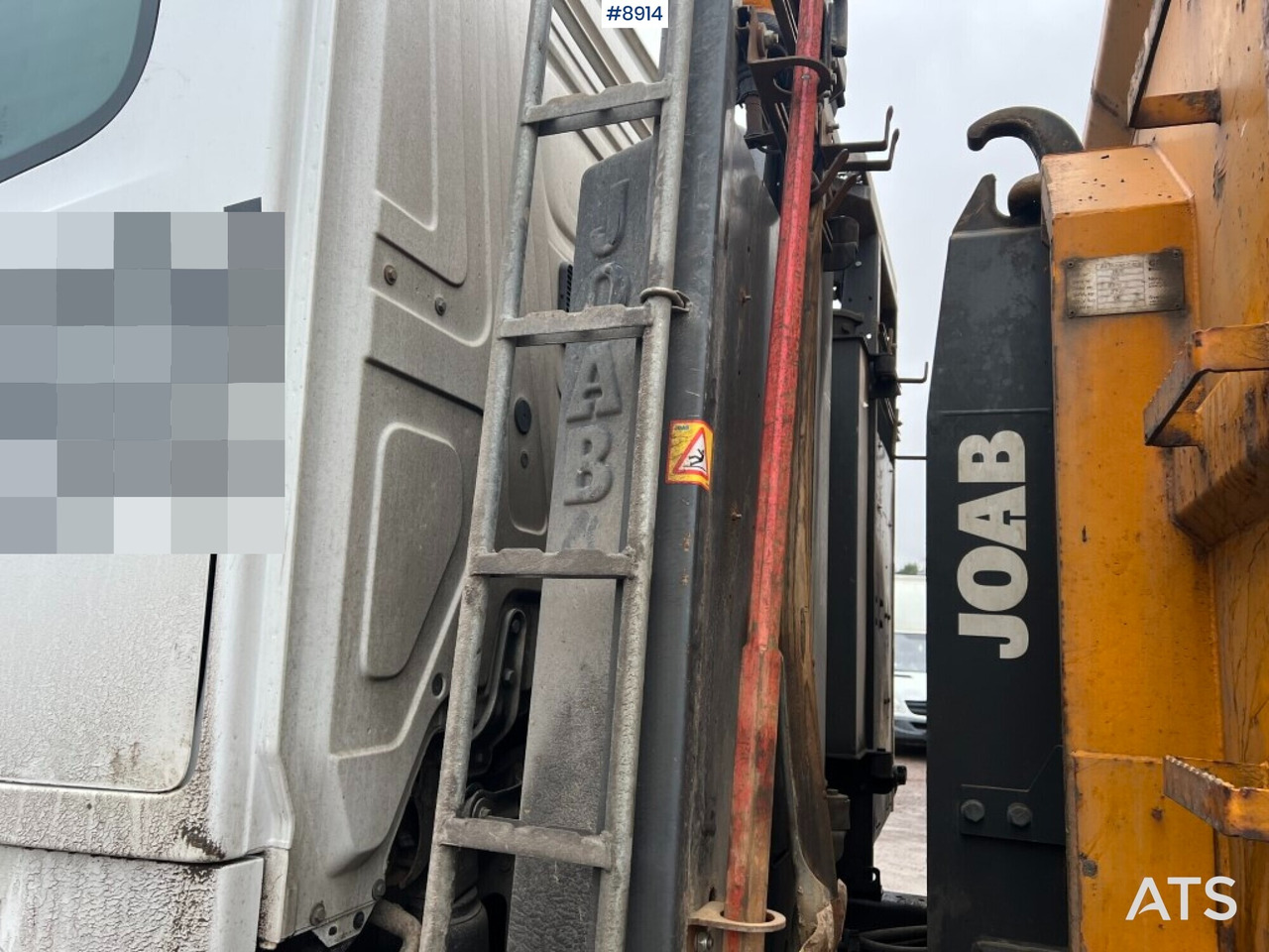 Hooklift Truck Mercedes-Benz Arocs with plow attachments - 후크 리프트 트럭 : 사진 5 Hooklift Truck Mercedes-Benz Arocs with plow attachments - 후크 리프트 트럭 : 사진 5