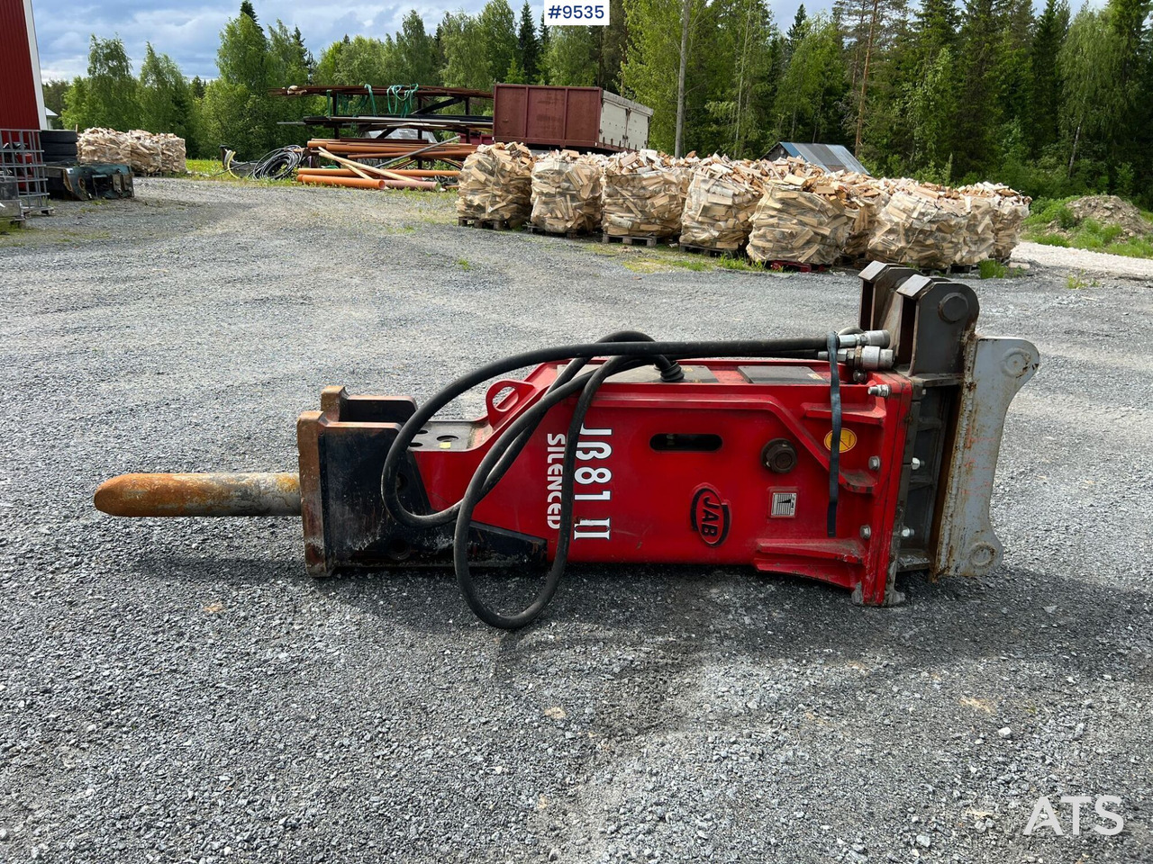 JAB JB81 Hydraulic hammer S70 - 유압 해머 건설기계 용 : 사진 1 JAB JB81 Hydraulic hammer S70 - 유압 해머 건설기계 용 : 사진 1