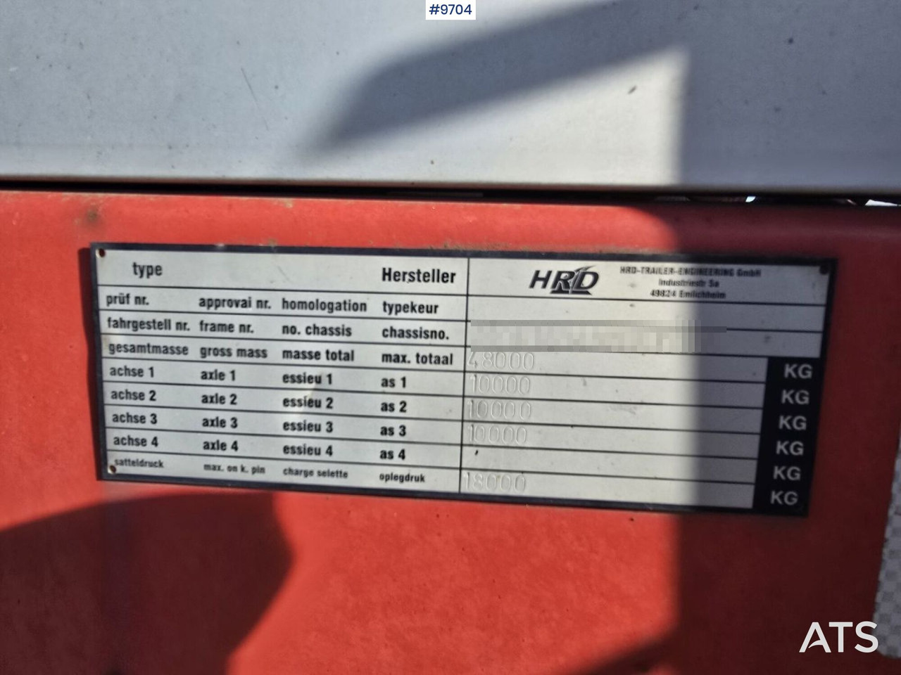 저하대 세미 트레일러 Jumbotrailer HRD NTG : 사진 14 저하대 세미 트레일러 Jumbotrailer HRD NTG : 사진 14