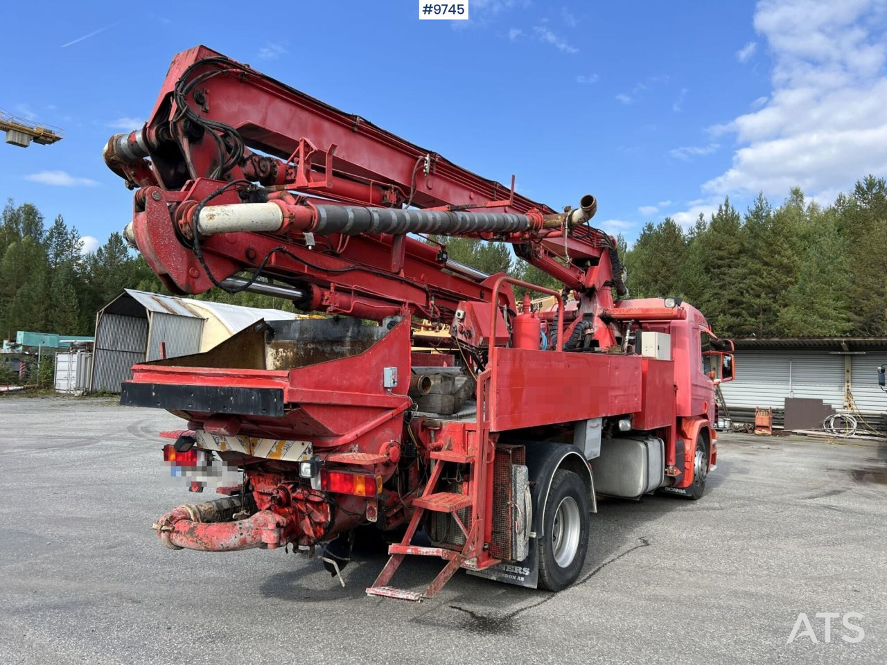 Scania P230 with Concrete pump - 콘크리트 펌프 트럭 : 사진 4 Scania P230 with Concrete pump - 콘크리트 펌프 트럭 : 사진 4