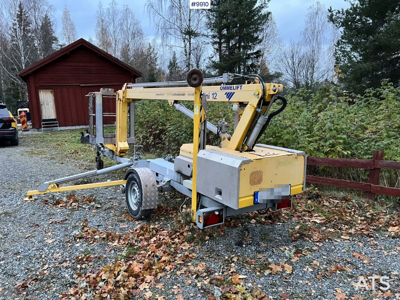 Skylift - Omme Mini-12 - 견인식 붐 리프트 : 사진 4 Skylift - Omme Mini-12 - 견인식 붐 리프트 : 사진 4