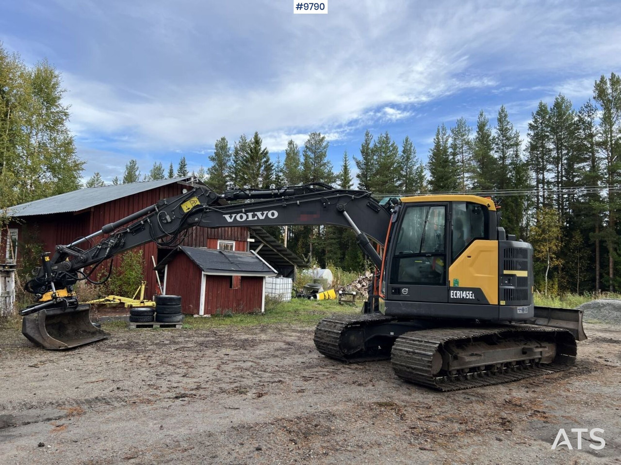 VOLVO ECR145 EL Excavator with attachments - 크롤러 굴삭기 : 사진 1 VOLVO ECR145 EL Excavator with attachments - 크롤러 굴삭기 : 사진 1