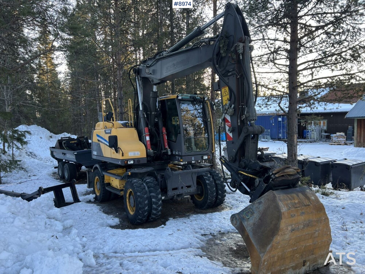 Volvo EW 160 D with Digging System, Tipper and Attachments - 휠 굴삭기 : 사진 1 Volvo EW 160 D with Digging System, Tipper and Attachments - 휠 굴삭기 : 사진 1