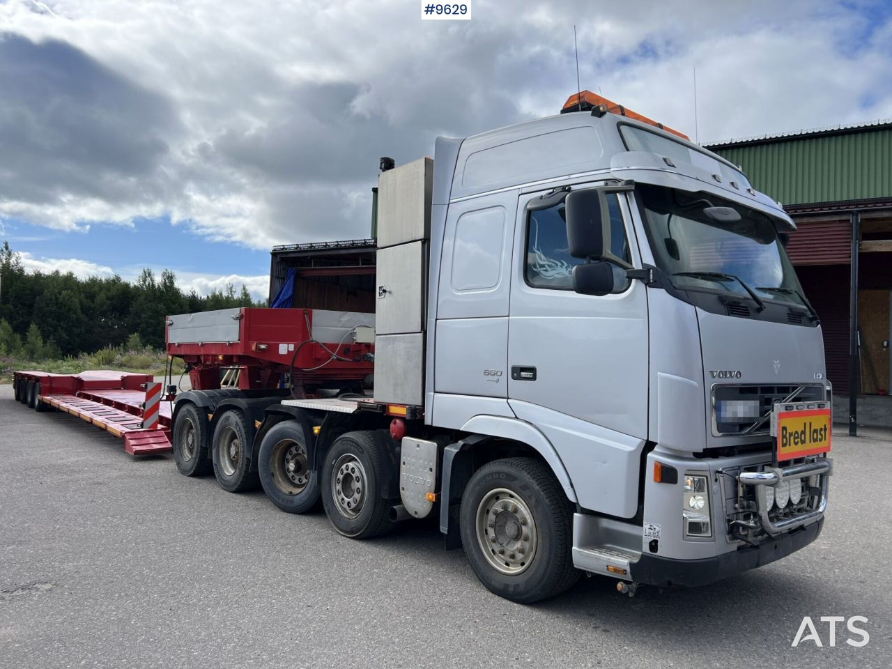 Volvo FH16 5-axle tractor unit, GOLDHOFER STZ-VL 4-41/80 trailer - 트랙터 유닛, 저하대 세미 트레일러 : 사진 2 Volvo FH16 5-axle tractor unit, GOLDHOFER STZ-VL 4-41/80 trailer - 트랙터 유닛, 저하대 세미 트레일러 : 사진 2