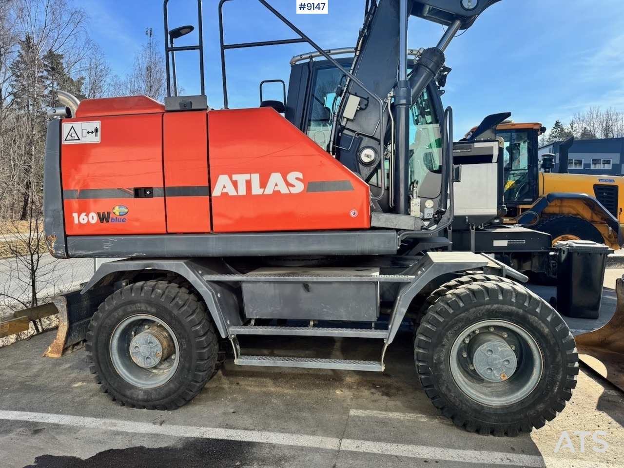 Wheeled excavator Atlas 160W - 휠 굴삭기 : 사진 2 Wheeled excavator Atlas 160W - 휠 굴삭기 : 사진 2