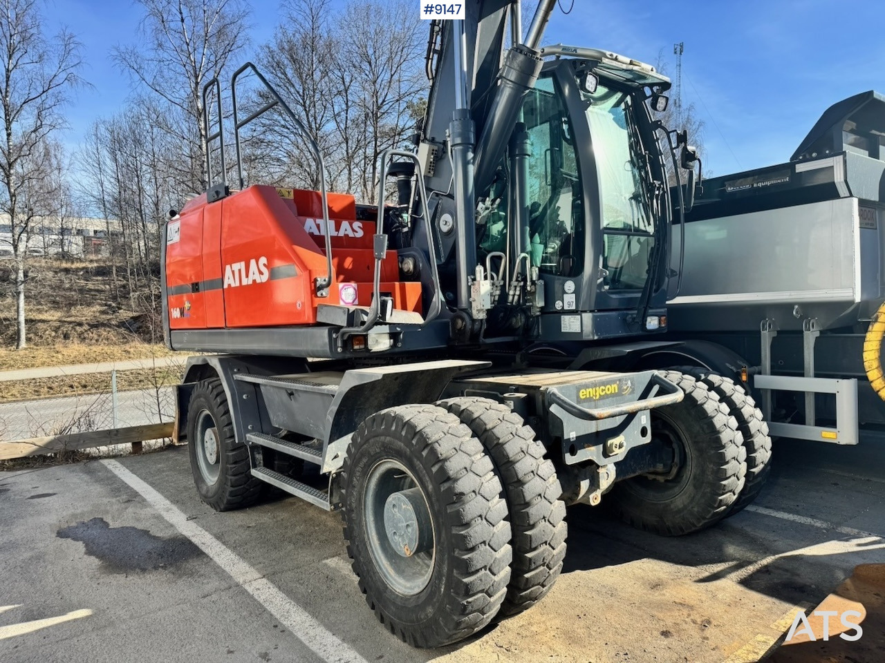 Wheeled excavator Atlas 160W - 휠 굴삭기 : 사진 4 Wheeled excavator Atlas 160W - 휠 굴삭기 : 사진 4
