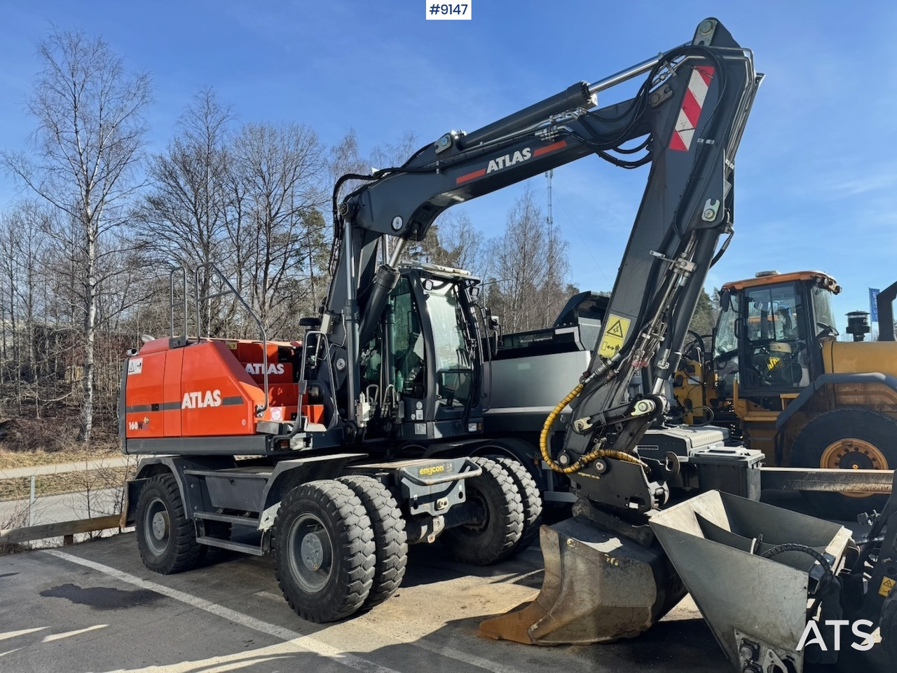 Wheeled excavator Atlas 160W - 휠 굴삭기 : 사진 1 Wheeled excavator Atlas 160W - 휠 굴삭기 : 사진 1