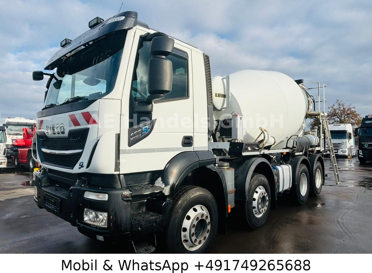 Iveco Stralis 400 X-Way BL 8x4 | Liebherr HTM-405-1505 - 콘크리트 믹서 트럭 : 사진 2 Iveco Stralis 400 X-Way BL 8x4 | Liebherr HTM-405-1505 - 콘크리트 믹서 트럭 : 사진 2