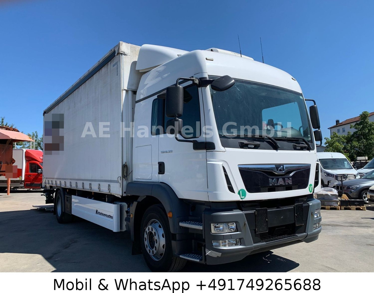 MAN TGM 18.320 L BL *Edscha/Tautliner/LBW/Standklima - 커튼사이더 트럭 : 사진 1 MAN TGM 18.320 L BL *Edscha/Tautliner/LBW/Standklima - 커튼사이더 트럭 : 사진 1
