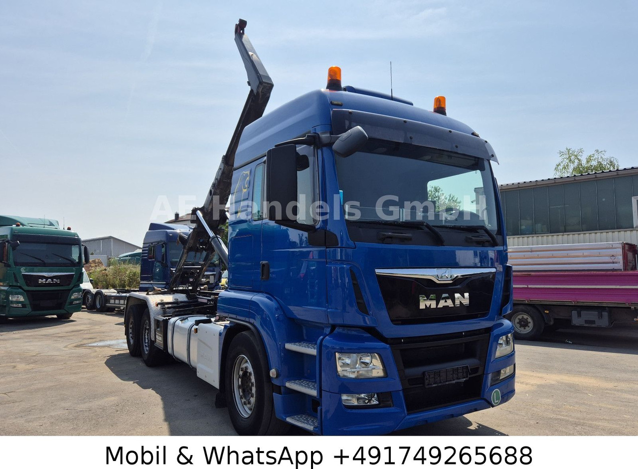MAN TGS 26.480 XLX LL 6x2 *Intarder/MEILLER-RK-20.65 - 후크 리프트 트럭, 크레인 트럭 : 사진 1 MAN TGS 26.480 XLX LL 6x2 *Intarder/MEILLER-RK-20.65 - 후크 리프트 트럭, 크레인 트럭 : 사진 1
