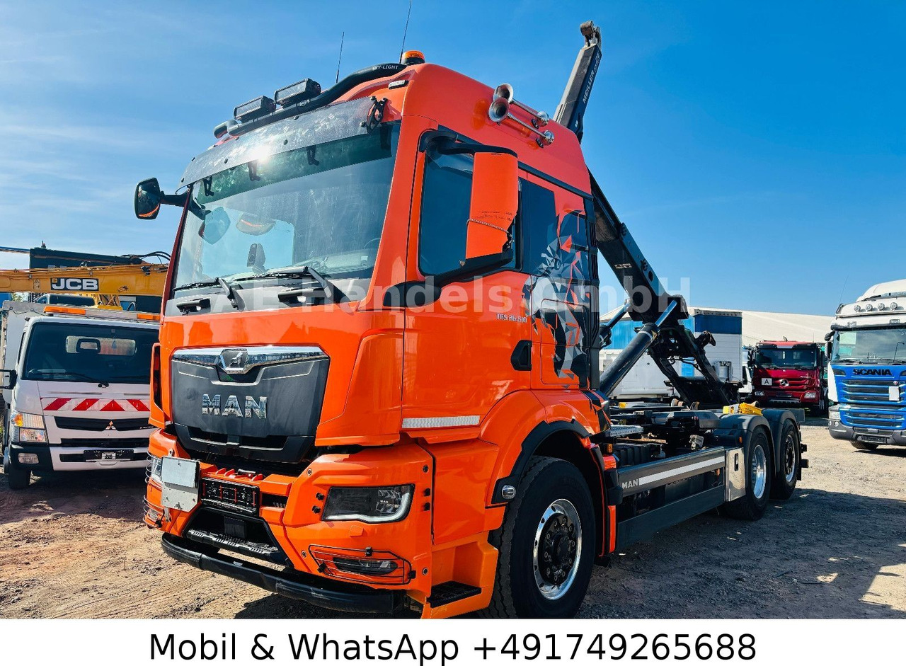 MAN TGS 26.510 6x4 BL HydroDrive Meiller *Pritarder - 후크 리프트 트럭 : 사진 1 MAN TGS 26.510 6x4 BL HydroDrive Meiller *Pritarder - 후크 리프트 트럭 : 사진 1