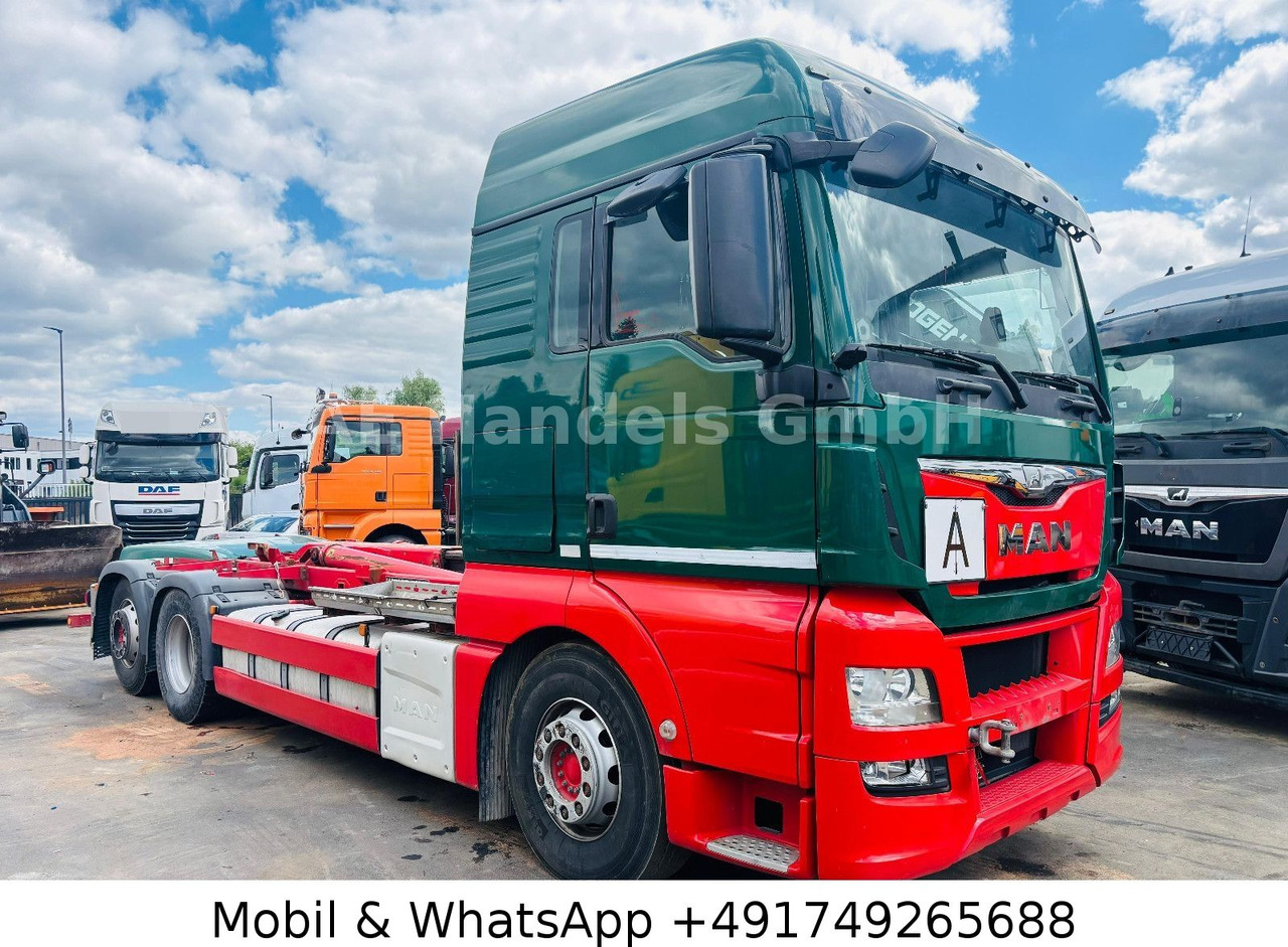 MAN TGX 26.440 XLX BL 6x2 *Retarder/MEILLER-RK-20.65 - 후크 리프트 트럭, 크레인 트럭 : 사진 1 MAN TGX 26.440 XLX BL 6x2 *Retarder/MEILLER-RK-20.65 - 후크 리프트 트럭, 크레인 트럭 : 사진 1