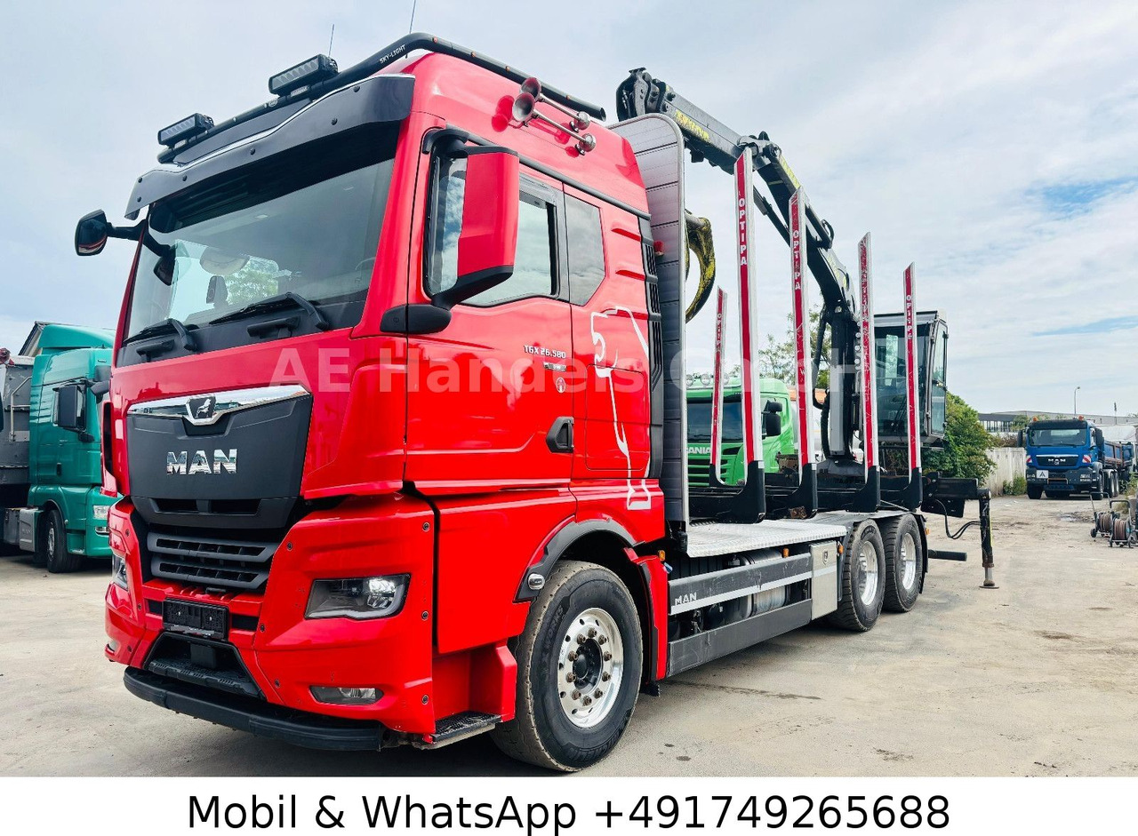 MAN TGX 26.580 GM BL 6x4 *Retarder/Tajfun-LIV-150Z - 목재 트럭, 크레인 트럭 : 사진 1 MAN TGX 26.580 GM BL 6x4 *Retarder/Tajfun-LIV-150Z - 목재 트럭, 크레인 트럭 : 사진 1