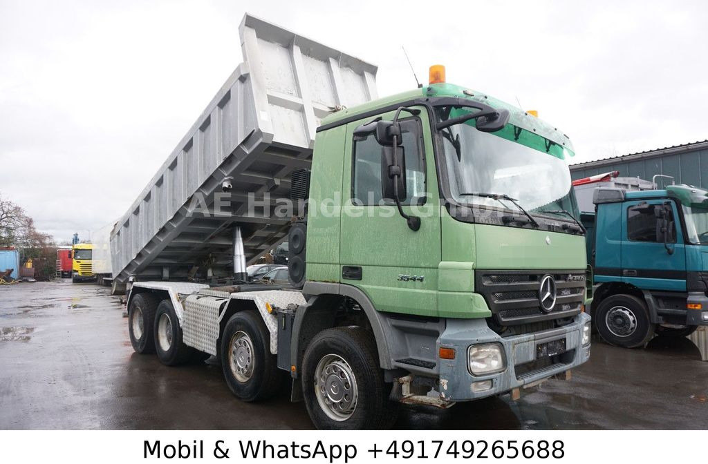 Mercedes-Benz Actros II 3244 8x4 BB Meiller *Bordmatik/3-Pedal - 덤프트럭 : 사진 1 Mercedes-Benz Actros II 3244 8x4 BB Meiller *Bordmatik/3-Pedal - 덤프트럭 : 사진 1