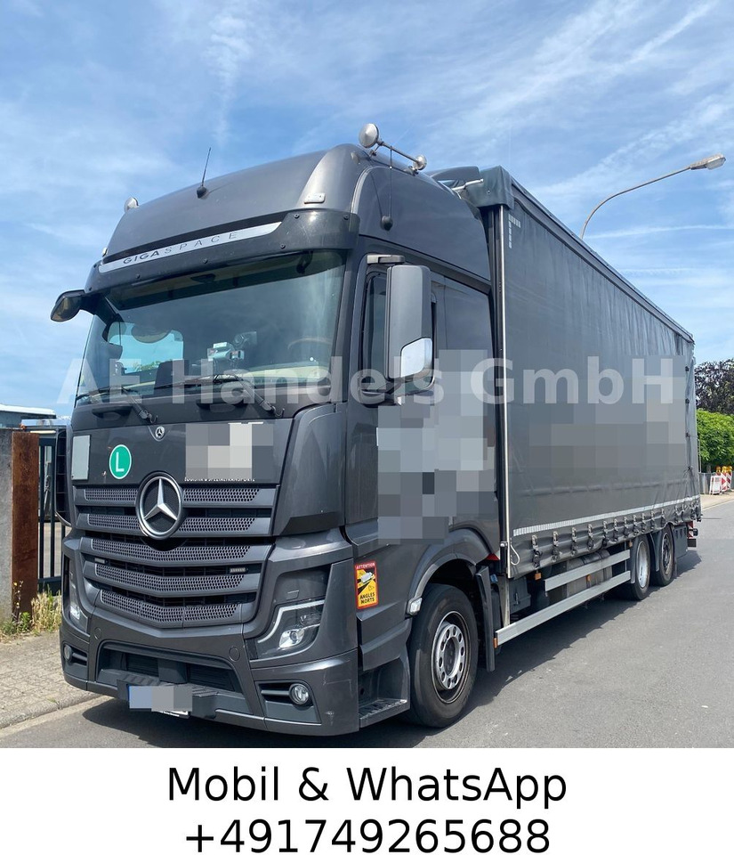 커튼사이더 트럭 Mercedes-Benz Actros V 2540 L *Hubdach/Lenk+Lift/LBW-2,8m : 사진 6