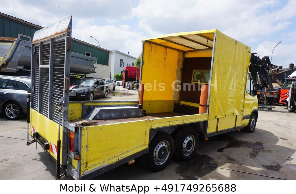 Renault Master 120 6x2 *Manual/Rampe/Maschinen-Transport - 플랫베드 밴 : 사진 3 Renault Master 120 6x2 *Manual/Rampe/Maschinen-Transport - 플랫베드 밴 : 사진 3