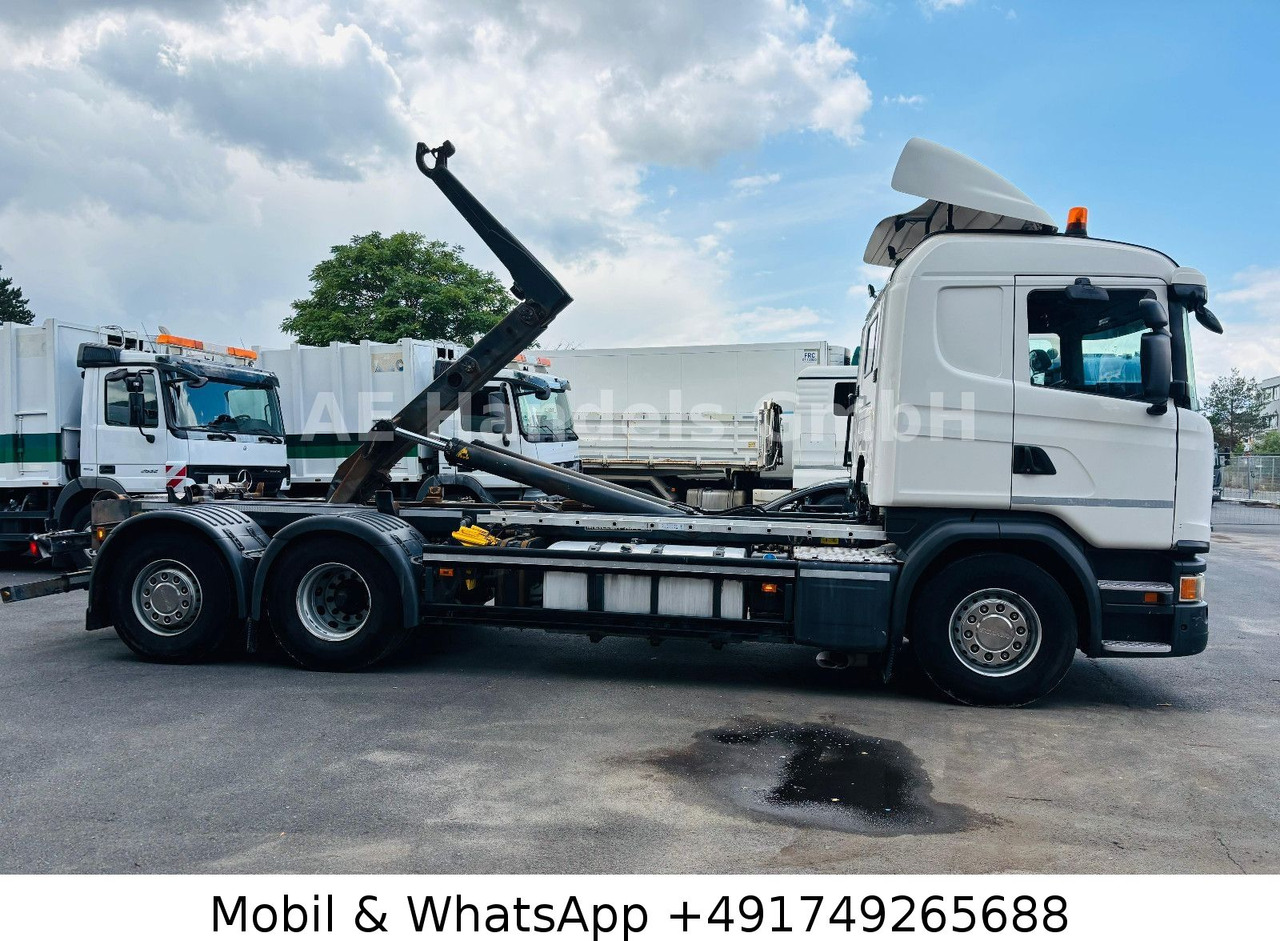 Scania G410 BL 6x2 *Retarder/MEILLER-RK.20.67/Lenk+Lift - 후크 리프트 트럭 : 사진 2 Scania G410 BL 6x2 *Retarder/MEILLER-RK.20.67/Lenk+Lift - 후크 리프트 트럭 : 사진 2