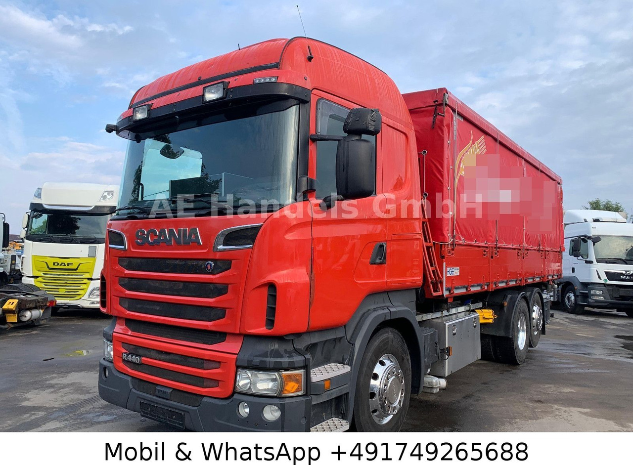 Scania R440 BL 6x2 *Retarder/Gebläse/Lenk+Lift - 덤프트럭 : 사진 3 Scania R440 BL 6x2 *Retarder/Gebläse/Lenk+Lift - 덤프트럭 : 사진 3