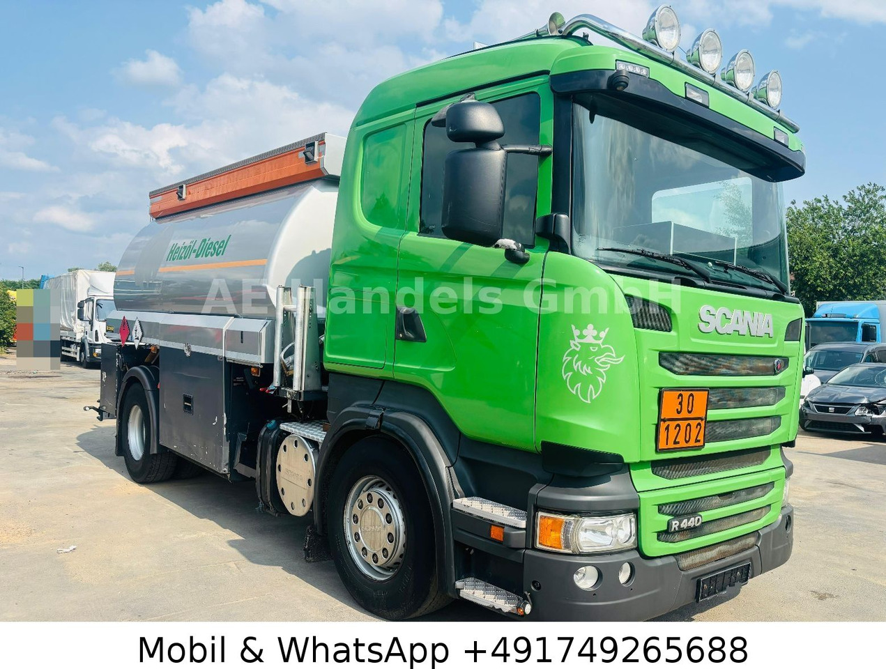 Scania R440 Rohr *Retarder/Oben-Unten/2-Kammern/14m³ - 유조트럭 : 사진 2 Scania R440 Rohr *Retarder/Oben-Unten/2-Kammern/14m³ - 유조트럭 : 사진 2