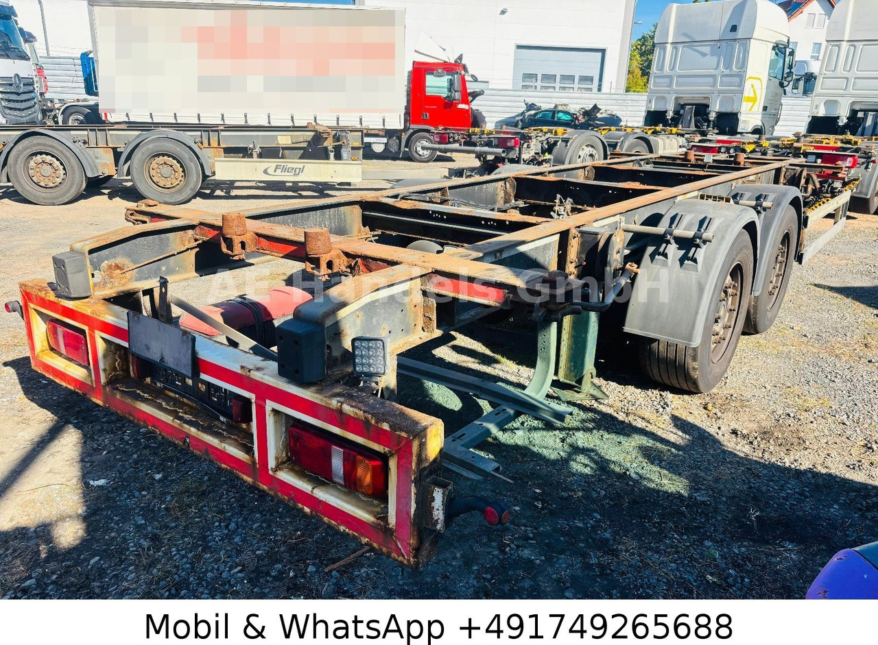 Schmitz Cargobull ZWF 18/L Tandem BDF Tiefgekoppelt*Scheibenbremse - 새시 트레일러 : 사진 3 Schmitz Cargobull ZWF 18/L Tandem BDF Tiefgekoppelt*Scheibenbremse - 새시 트레일러 : 사진 3