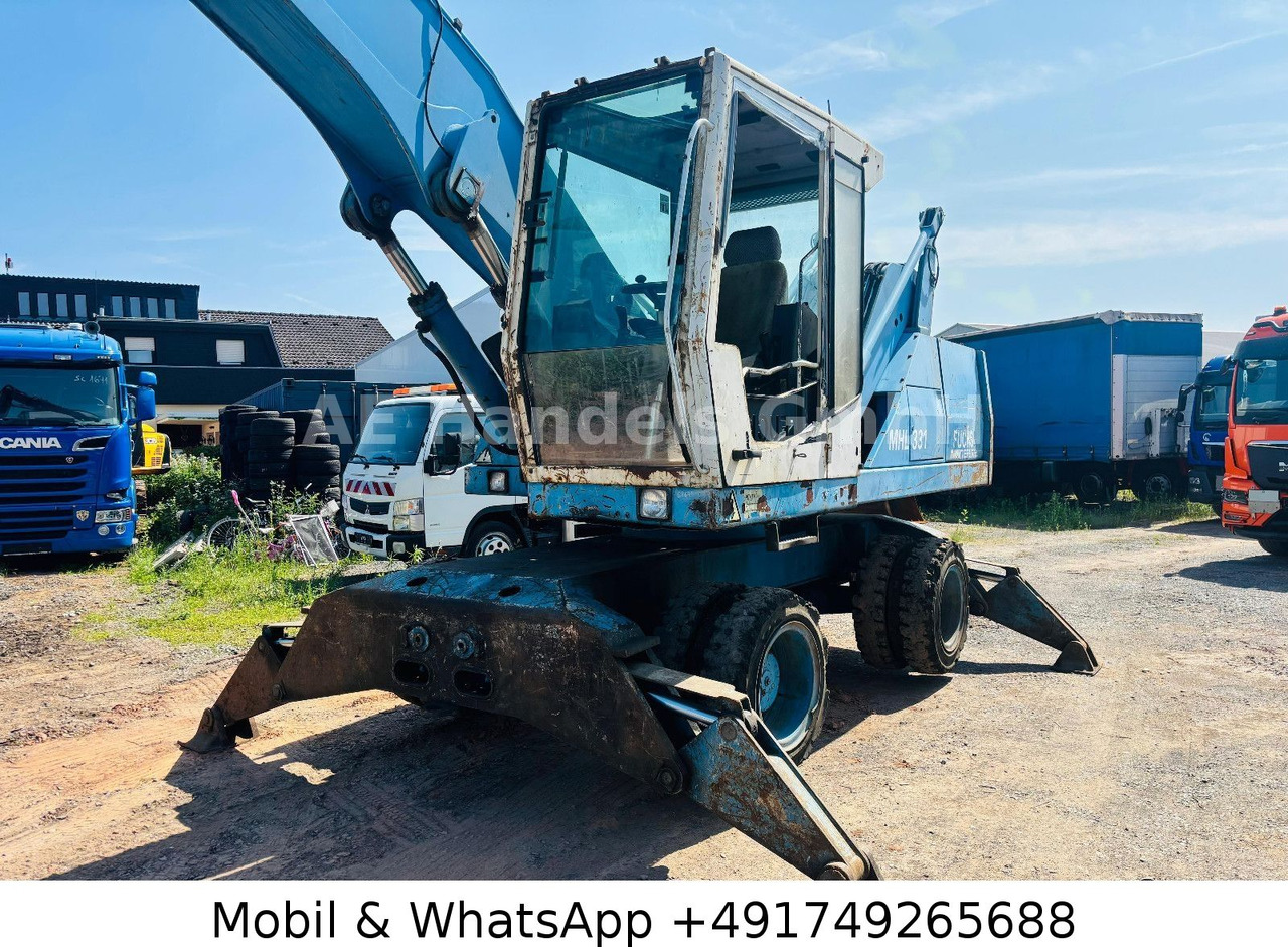휠 굴삭기 Terex MHL 331 Umschlagbagger : 사진 9