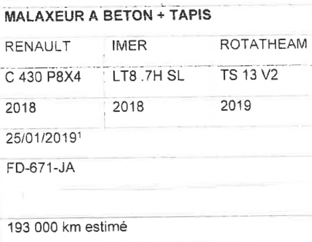 콘크리트 믹서 펌프 트럭 Imer IMER LT8.7-SL / ROTATHEAM TS13 : 사진 8 콘크리트 믹서 펌프 트럭 Imer IMER LT8.7-SL / ROTATHEAM TS13 : 사진 8