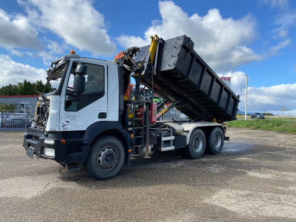 Iveco TRAKKER 410/EEV -PALFINGER PK13001-T18 endommagé - 후크 리프트 트럭 : 사진 3 Iveco TRAKKER 410/EEV -PALFINGER PK13001-T18 endommagé - 후크 리프트 트럭 : 사진 3