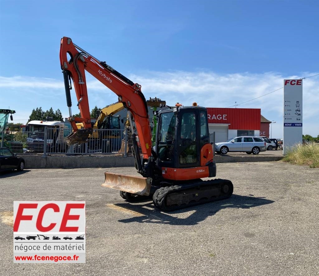 Kubota U55-4 1er Main/Certificat CE endommagée - 미니 굴삭기 : 사진 1 Kubota U55-4 1er Main/Certificat CE endommagée - 미니 굴삭기 : 사진 1