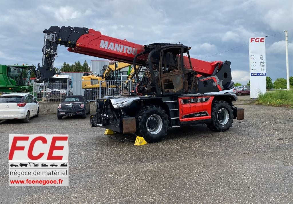 Manitou MRT 2660/360-160Y-ST5/S1 1er Main endommagé - 텔레스코픽 핸들러 : 사진 1 Manitou MRT 2660/360-160Y-ST5/S1 1er Main endommagé - 텔레스코픽 핸들러 : 사진 1