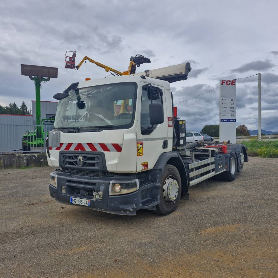 Renault D Wide 380 - 후크 리프트 트럭 : 사진 2 Renault D Wide 380 - 후크 리프트 트럭 : 사진 2