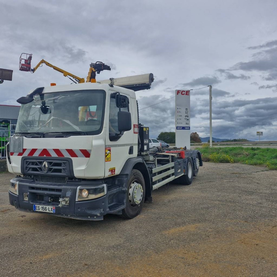 Renault D Wide 380 - 후크 리프트 트럭 : 사진 1 Renault D Wide 380 - 후크 리프트 트럭 : 사진 1