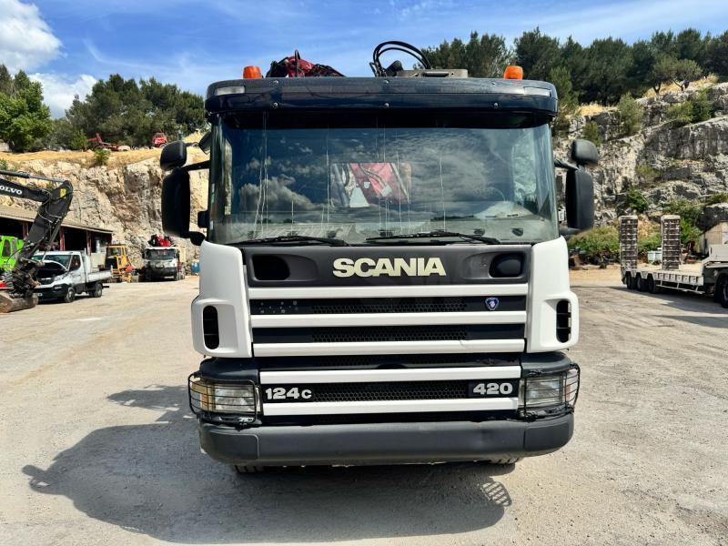Scania C 124 420 - 후크 리프트 트럭 : 사진 2 Scania C 124 420 - 후크 리프트 트럭 : 사진 2