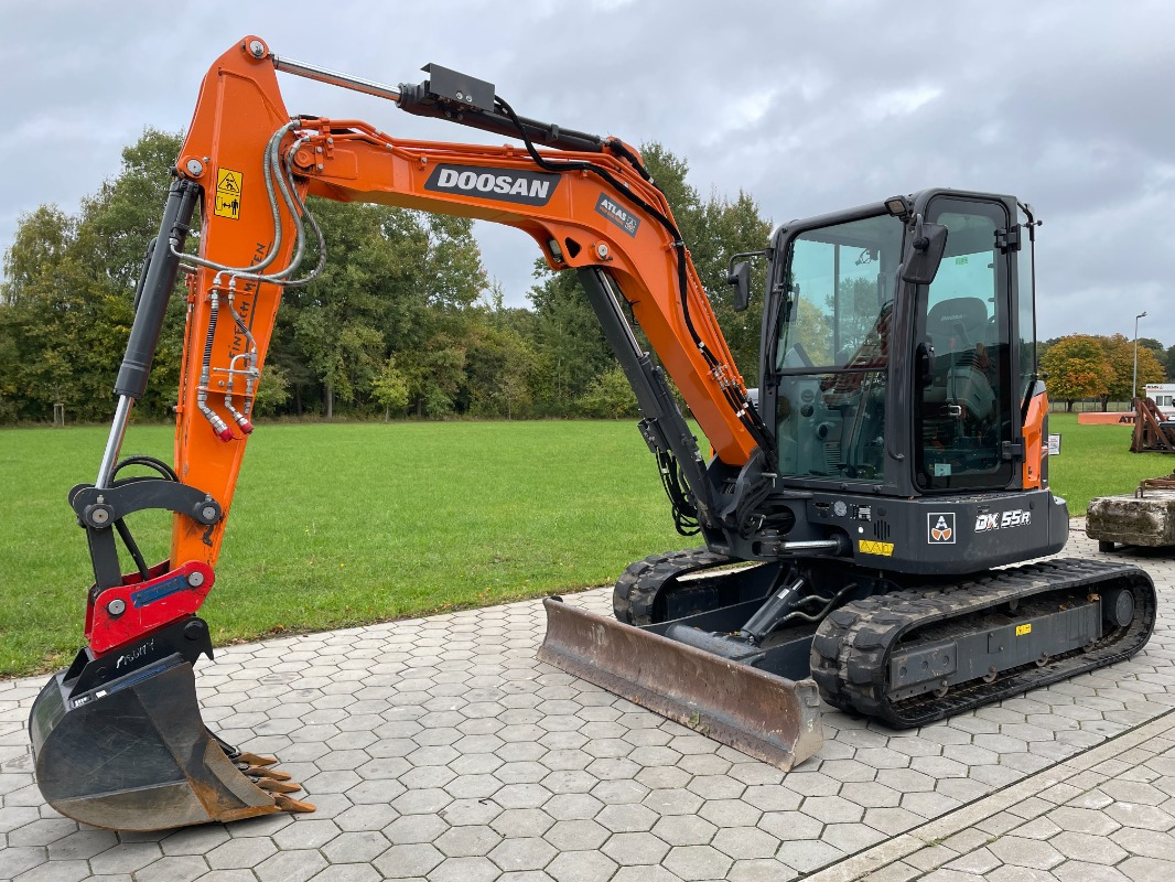 Doosan DX55R-7 - 미니 굴삭기 : 사진 1 Doosan DX55R-7 - 미니 굴삭기 : 사진 1